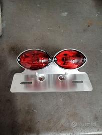 Fanale posteriore cat eyes moto custom
