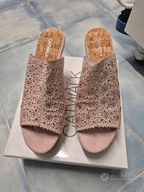 ciabattoni zeppa sughero