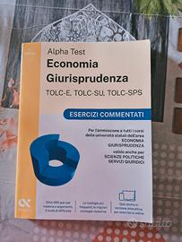 Libro Alpha test di Economia Giurisprudenza