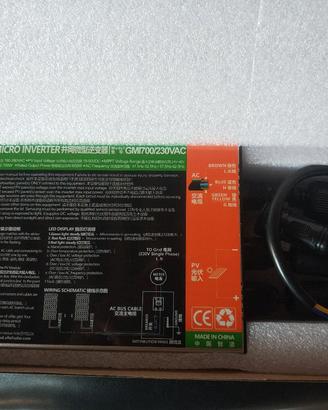 Inverter da 700w per fotovoltaico