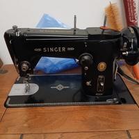 Macchina da cucire-Singer 306M con mobiletto-