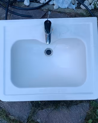 lavandino pozzi ginori con miscelatore 