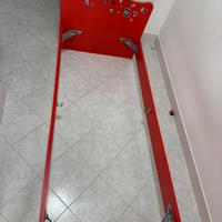 Giroletto singolo con rete nuova + mensola e cubi