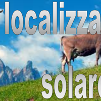 Localizzatore solare per cane , bovini , cavallo