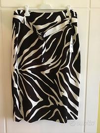 Gonna animalier Zara tg. XL nuova, con cartellino