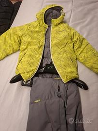 Tuta sci bambino 5 6 anni reversibile