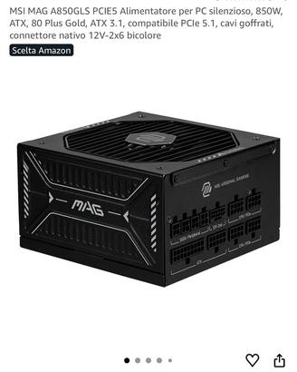 Alimentatore 850W MSI MAG