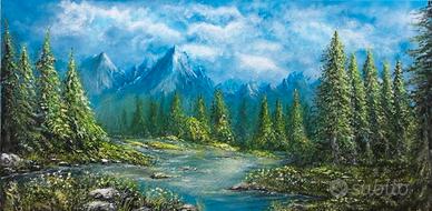 Dipinti colori acrilico su tela