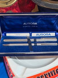 coppia di penne vintage in Arg.925