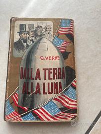 Libro antico fantascienza  - 1907 jules verne