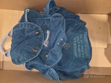 zaino levi's anni 90 originale, perfetto,  denim