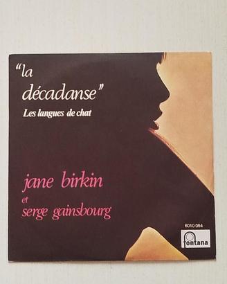 Jane Birkin Serge Gainsbourg - La Décadanse vinile