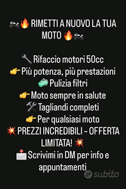 Riparazione/tagliando 50cc