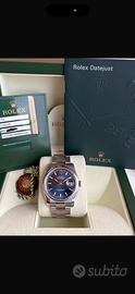 Rolex 116200 Blue roulette full set gar. Ita