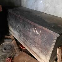 baule di legno delgli anni 40