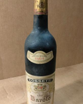 vino Ghemme 1964 casa Vinicola Nervi. 