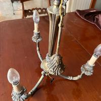 Lampadario ottone
