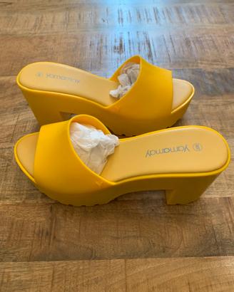 Ciabatta / zoccolo plastica gialla Yamamay 36/37