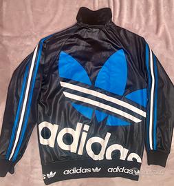 Felpa S Adidas Chile 62  BIG LOGO BACK Silver Blue