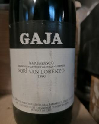 Barbaresco Sori San Lorenzo 1990 Gaja perfetta.