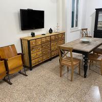 credenza in abete vecchio scocca laccata ante cass