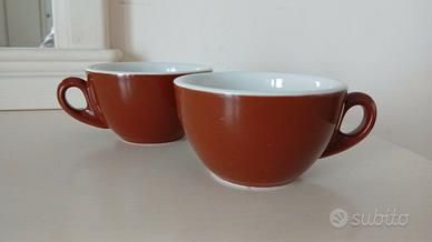 Coppia tazze in ceramica vintage