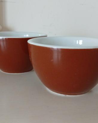 Coppia tazze in ceramica vintage