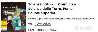 libro Scienze Naturali 