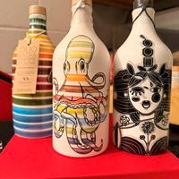 3 bottiglie originali in ceramica Muraglia