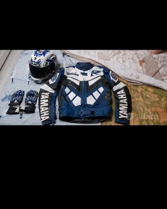 tuta divisibile guanti e casco 