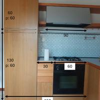 Cucina completa di elettrodomestici 
