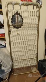 rete singola con piedini pieghevoli 