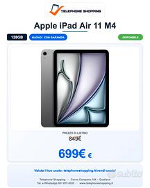Apple iPad Air 11 M4 128GB Nuovo