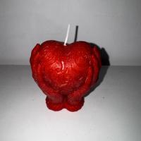 candela rossa cuore-mani