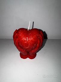 candela rossa cuore-mani