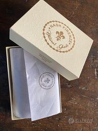 Portafoglio in pelle 100% intrecciata