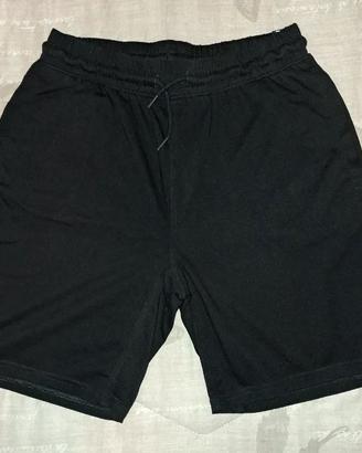 Pantaloncini misto cotone neri Decathlon