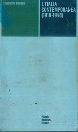 L'Italia contemporanea - F. Chabod (Einaudi 1961)