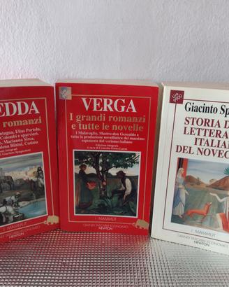 Lotto A - Libri di letteratura italiana