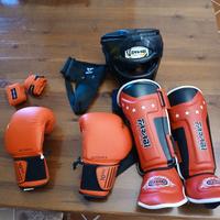 Protezioni kick boxing bambino