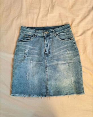 Gonna in jeans H&M 42