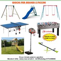 Giochi per giardino esterno altalena scivolo