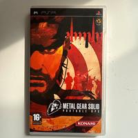 Metal Gear Solid Portable OPS psp