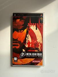 Metal Gear Solid Portable OPS psp