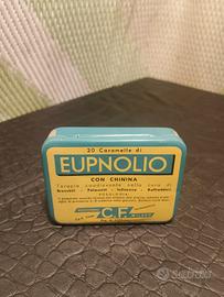 Scatola Latta Vintage "Eupnoli" Perfetta Milano