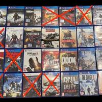 Giochi vari PS4 PS5 condizioni vetrina