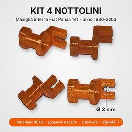 Kit 4 nottolini maniglia interna Fiat Panda 141A