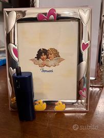 Cornici argento tre formati piccolo medio e grande