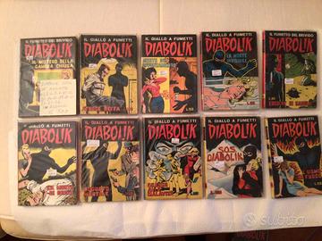 Fumetti Diabolik Prima Serie Originali