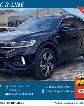 Volkswagen T-Roc R-Line 2.0 TDI 150CV DSG